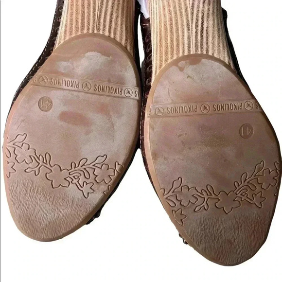 PIKOLINOS BROWN LEATHER WOMEN’S SANDALS!! SIZE EUR 41/US 10.5 **NWT** - Picture 8 of 16